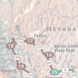 American Desert Grand Tour Map thumbnail